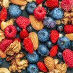 Superfood snacks with berries and nuts