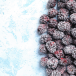 How to freeze blackberries next to ice