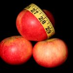 MetaBoost 3-day meal plan with three apples and tape measure